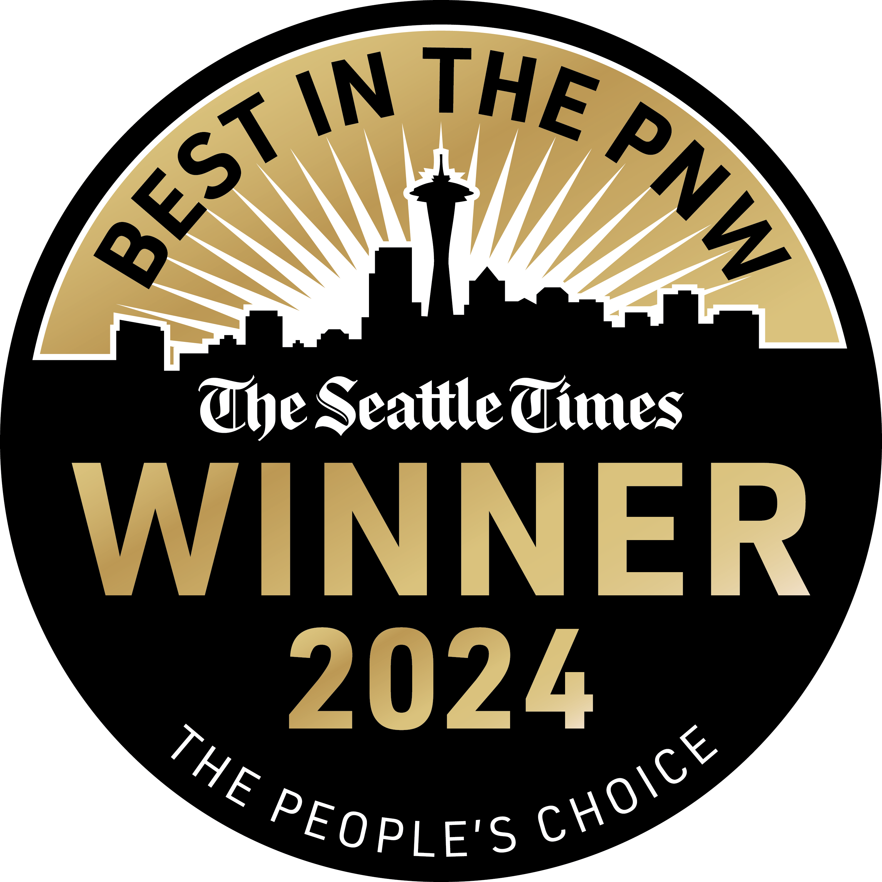 gold winning badge for best accounting firm in Seattle and the Pacific Northwest