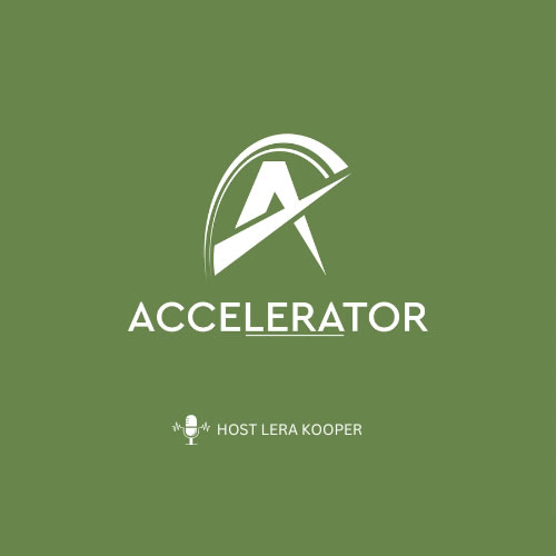 graphic for the accelerator podcast by Seattle accounting firm Chief Development Officer Lera Kooper